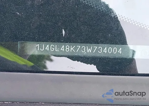 2003 Jeep Liberty Sport из США, поврежденный, VIN 1J4GL48K73W734004